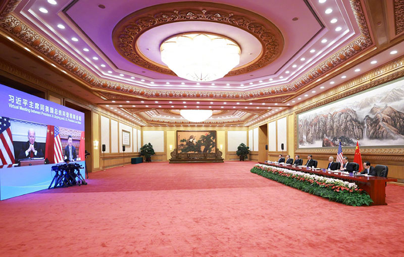 Си Цзиньпин: ?ытай мен А?Ш б?р-б?р?н ??рметтеп, бейб?т ?атар ?м?р с?р?п, ?тымды ынтыма?тасуы керек