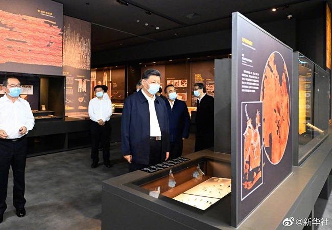 Си Цзиньпин Шы?жа?ны? ?р?мж? ?аласында ?ызметт?к тексер?с ж?рг?зд?