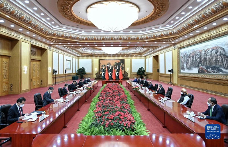 Си Цзиньпин П?к?стан Премьер-Министр? Шахбазбен кездест?