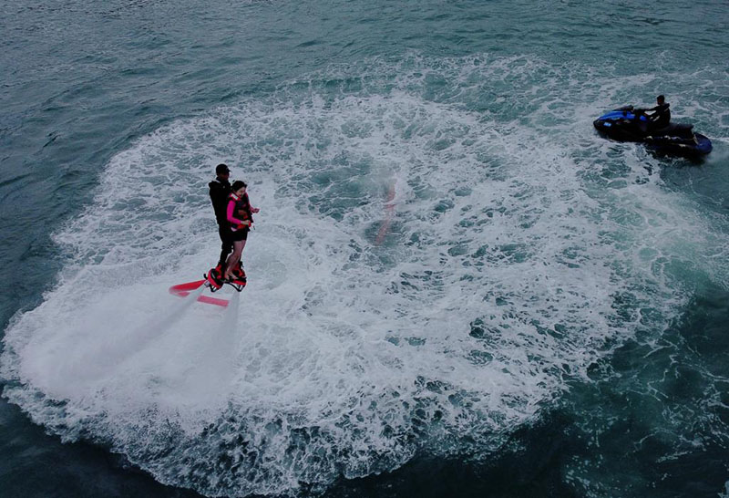 ?ыс маусымында Хайнаньны? Санья ?аласында су жобалары танымал болды