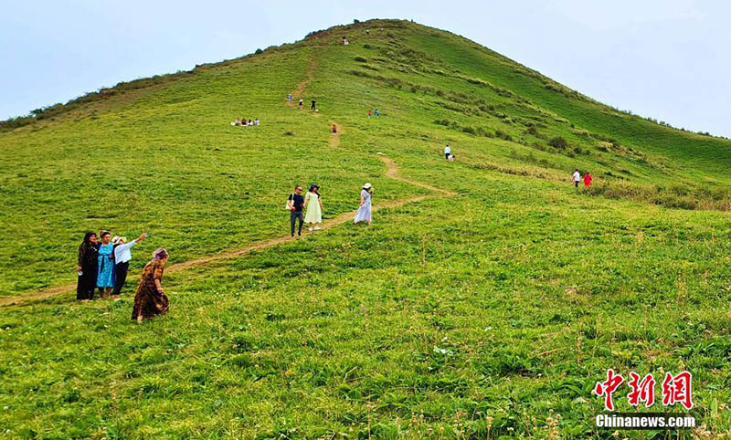 Шы?жа?ны? ?йс?н тауы баурайында?ы к?ркем к?р?н?с туристерд? та?-тамаша етт?