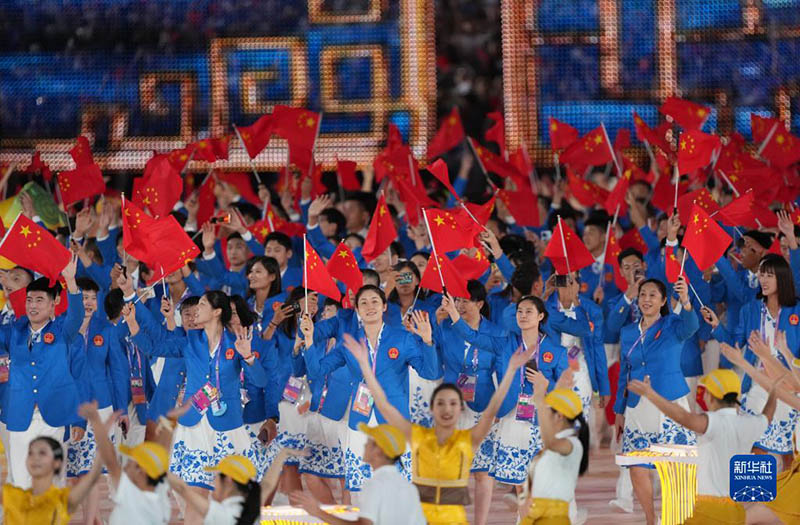 Ханчжоуда 19-ыншы Азия ойындарыны? ашылу салтанаты ?тт?