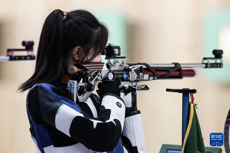 Азия ойындарында ?ытай ??рамасы ?йелдер арасында?ы 10 метрл?к пневматикалы? мылты? атудан алтын медаль же??п алды