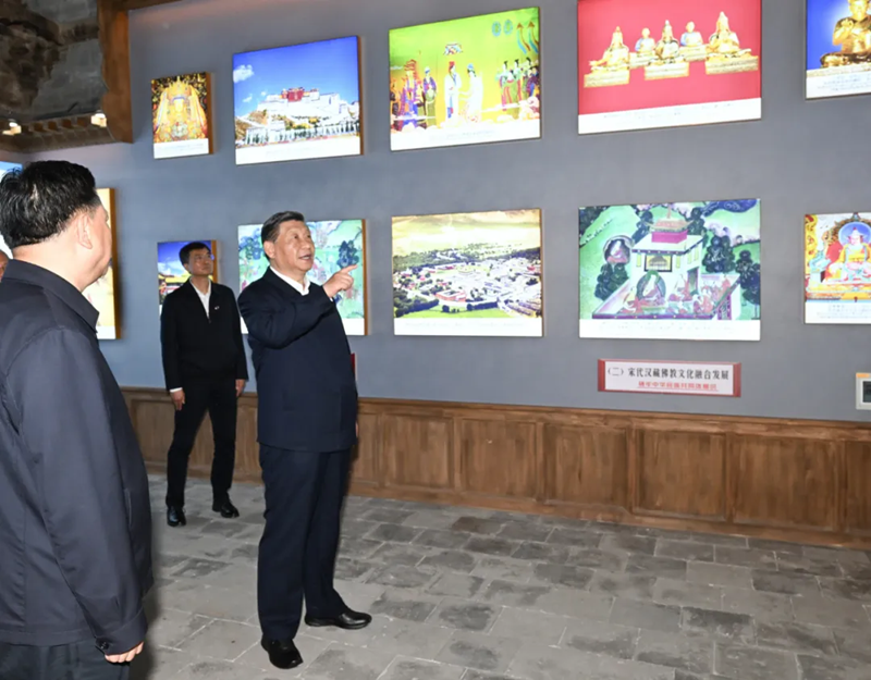 Си Цзиньпин Цинхайда ?ызметт?к тексеру ж?рг?зд?