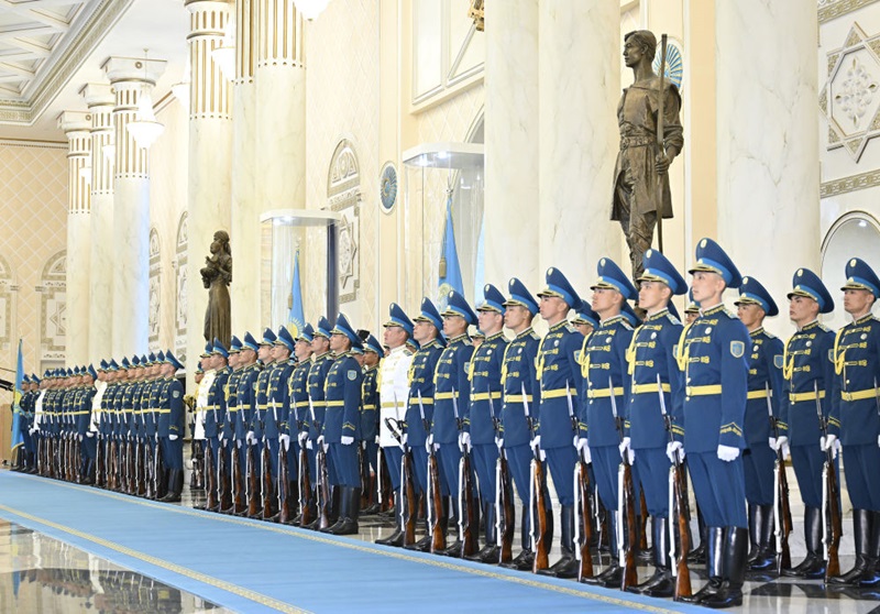 ?ХР Т?ра?асы Си Цзиньпин Астанада ?Р Президент? ?.То?аев ?тк?зген ?арсы алу р?с?м?не ?атысты