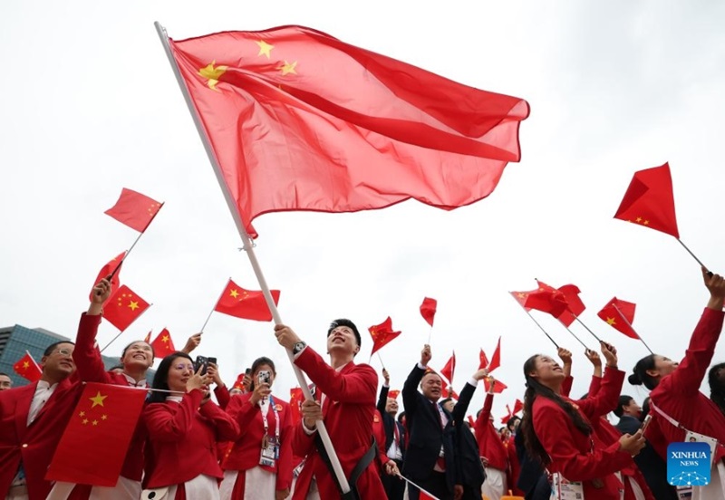 Парижде 33-?нш? жаз?ы Олимпиада ойындары ашылды