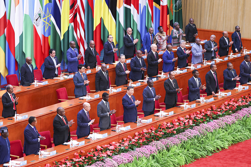 Си Цзиньпин ?ытай-Африка ынтыма?тасты?ы форумыны? Бейж?? саммит?н?? ашылу салтанатында ба?дарламалы? с?з с?йлед?