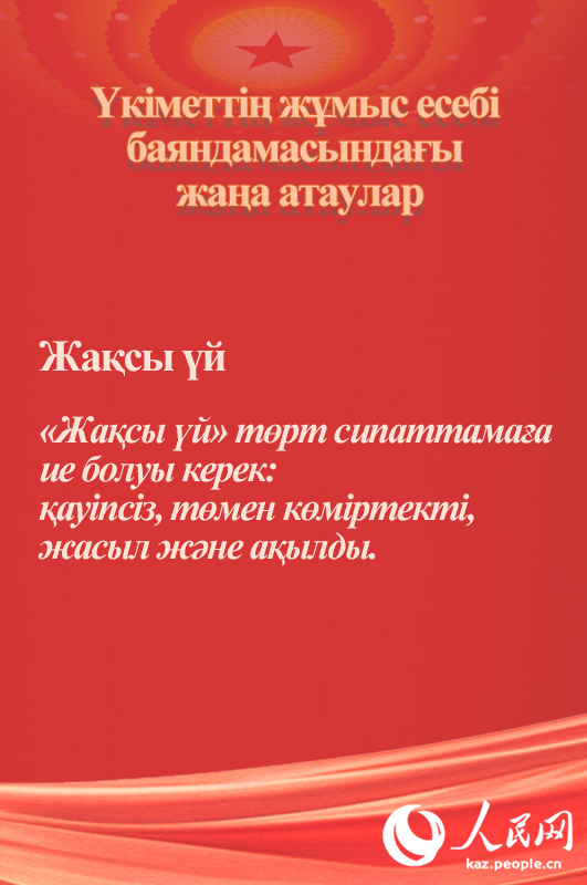 ?к?метт?? ж?мыс есеб? баяндамасында?ы жа?а атаулар