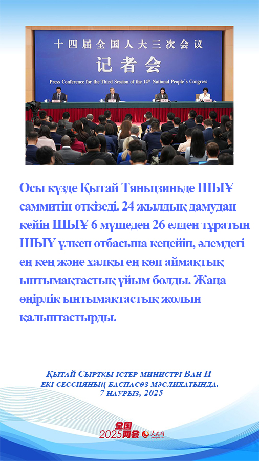 Ван И: ?ытай дипломатиясыны? ?лемдег? р?л?