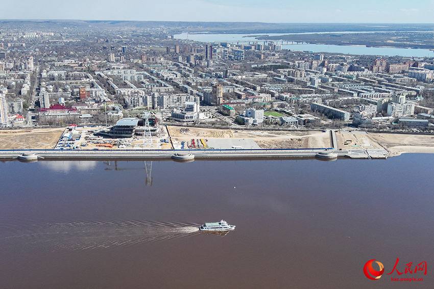 Хэйхэ, Хэйлунцзян: ?ытай-Ресей шекаралас ?зен? м?з ер?ген кезе?дег? халы?аралы? жолаушылар кемелер?н ашты